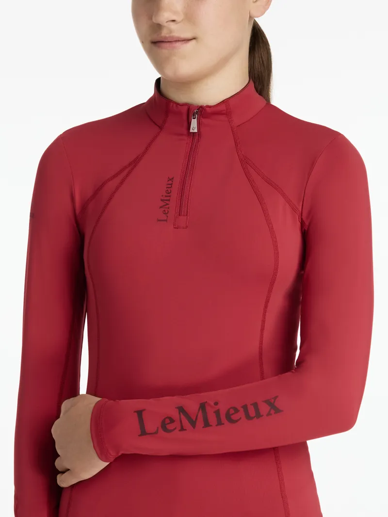 LeMieux Young Rider Classique Base Layer Chilli-2