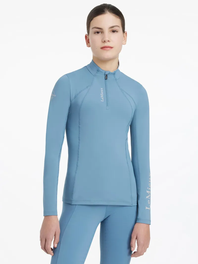 LeMieux Young Rider Classique Base Layer Ice Blue-2