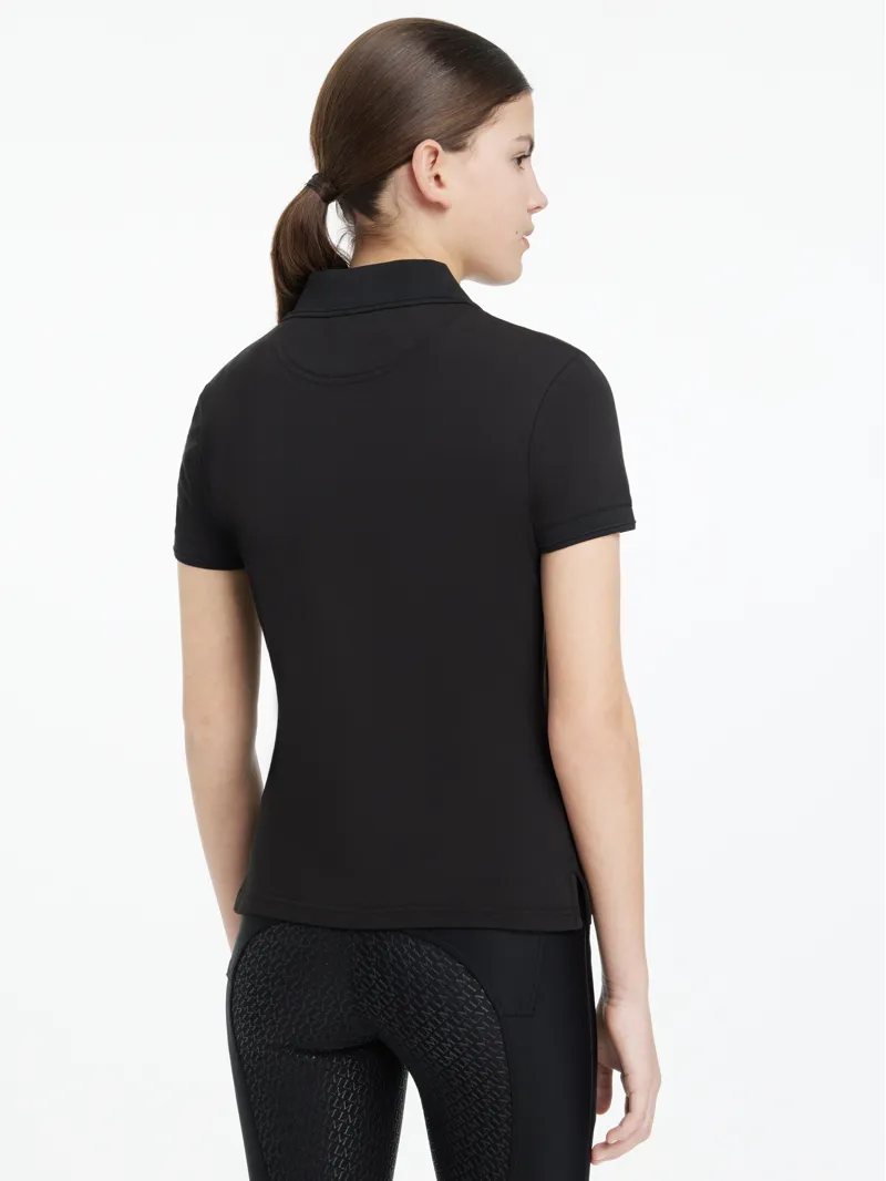 LeMieux Young Rider Classique Polo Shirt Black-2