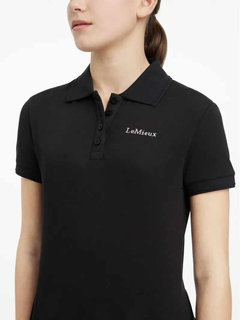 LeMieux Young Rider Classique Polo Shirt Black-3