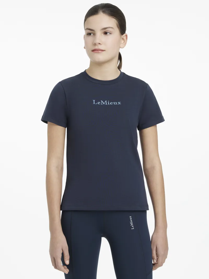 LeMieux Young Rider Classique T-Shirt Navy-2