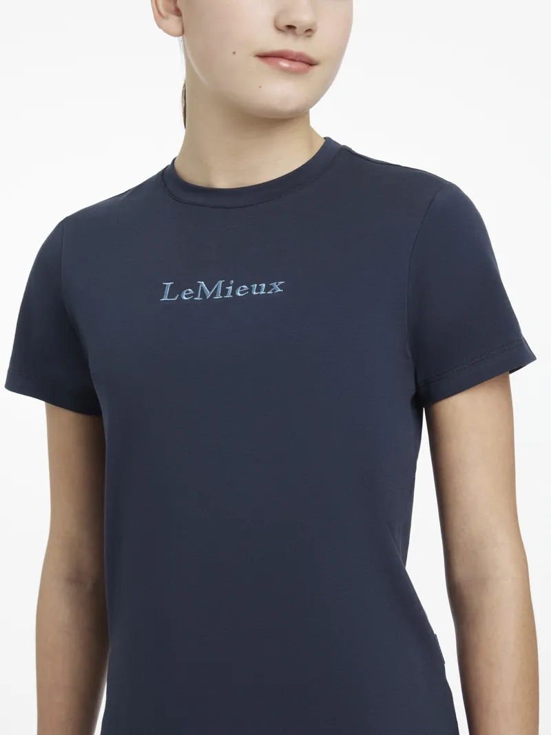 LeMieux Young Rider Classique T-Shirt Navy-4