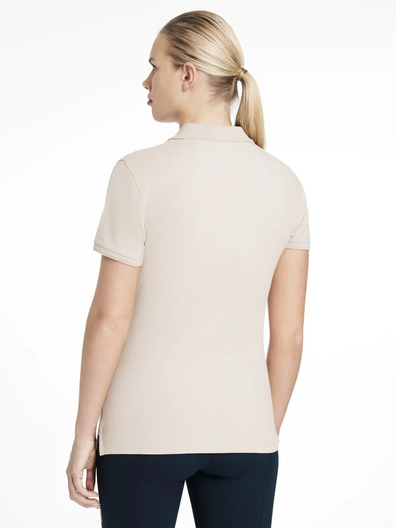 LeMieux Womens Classique Polo Shirt Stone-1