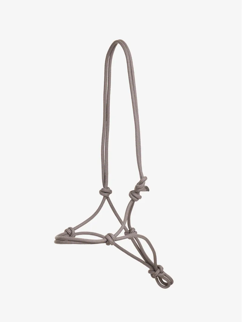 LeMieux Traditional Rope Halter For Horses In Navy/Dusk
