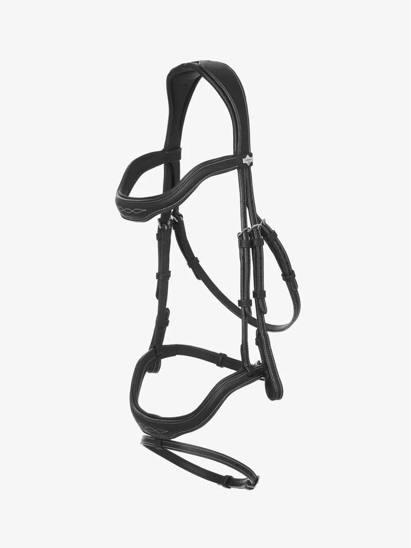 LeMieux Kudos Contour Flash Bridle Black