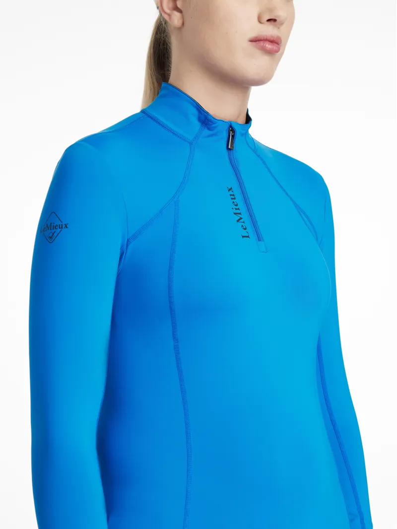 LeMieux Ladies Classique Base Layer Benetton Blue-2