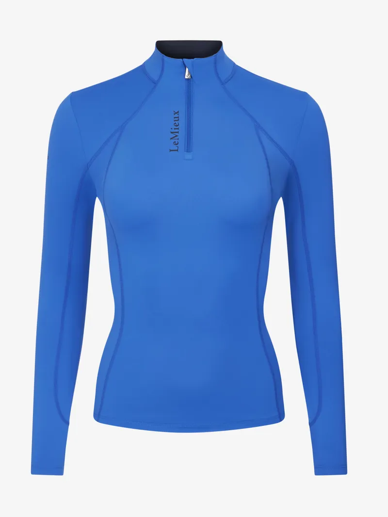 LeMieux Ladies Classique Base Layer Benetton Blue-4