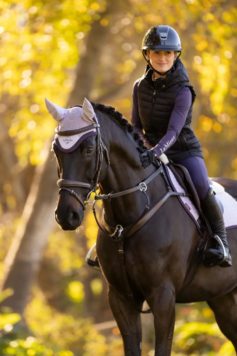 LeMieux Classic Fly Hood Lilac-1