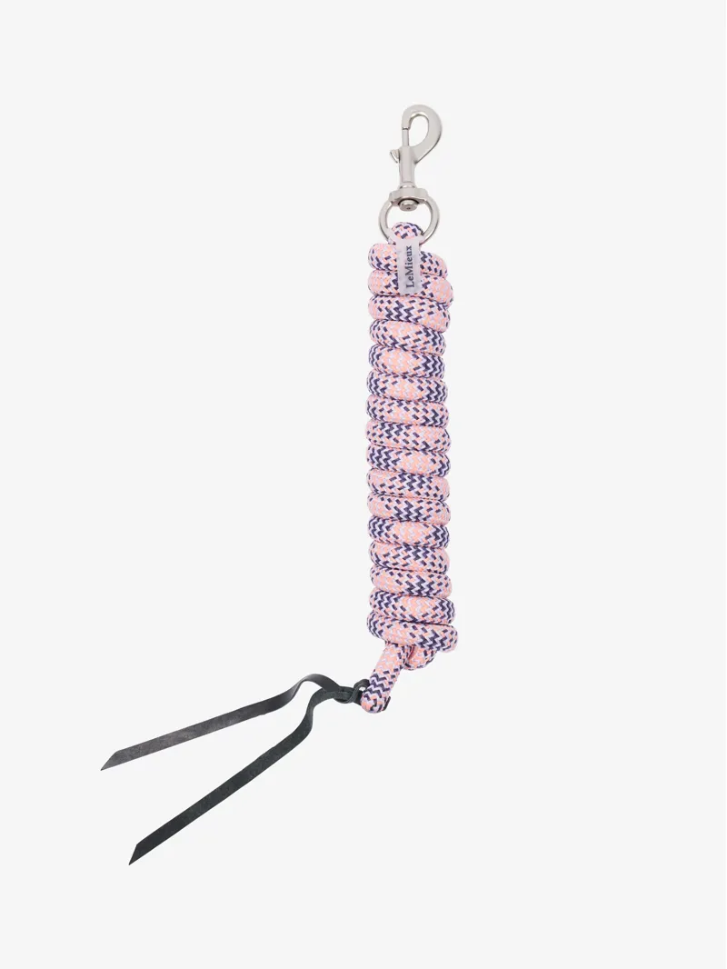 LeMieux Training Leadrope Juniper/Lilac/Peach 3m