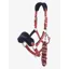 Mini Vogue Headcollar and Leadrope Cranberry/Navy