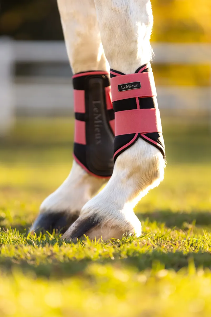 LeMieux Grafter Brushing Boots Cranberry-3