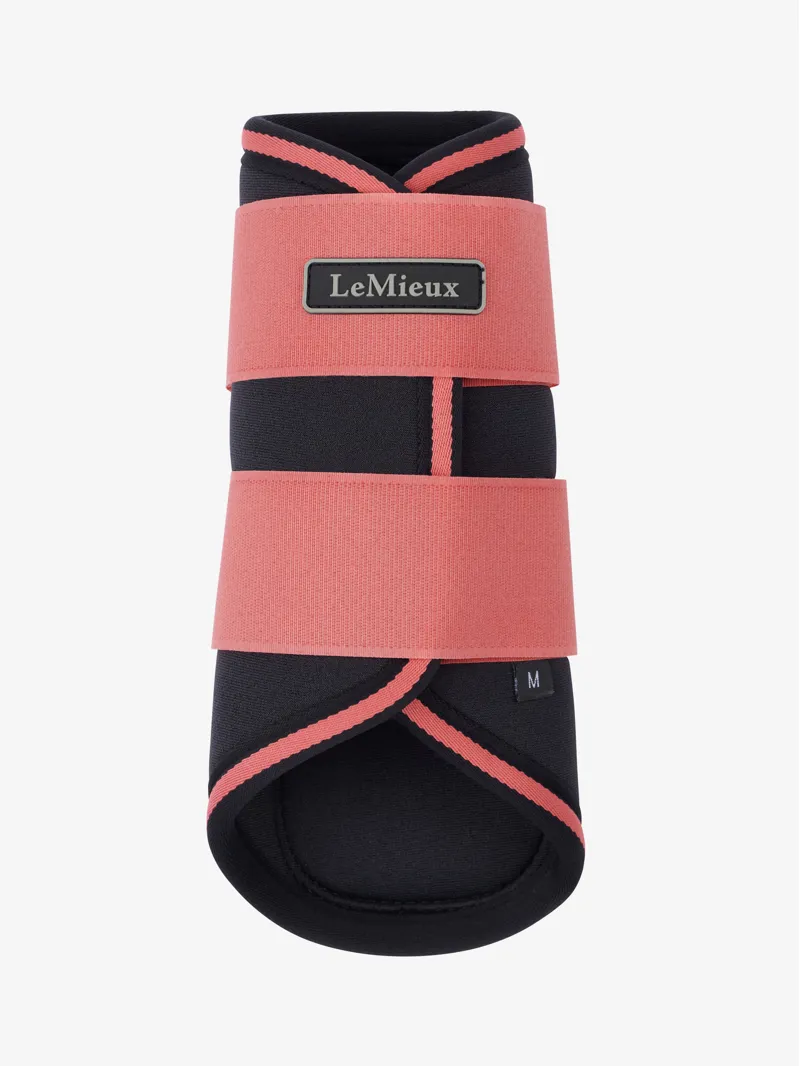 LeMieux Grafter Brushing Boots Cranberry-1