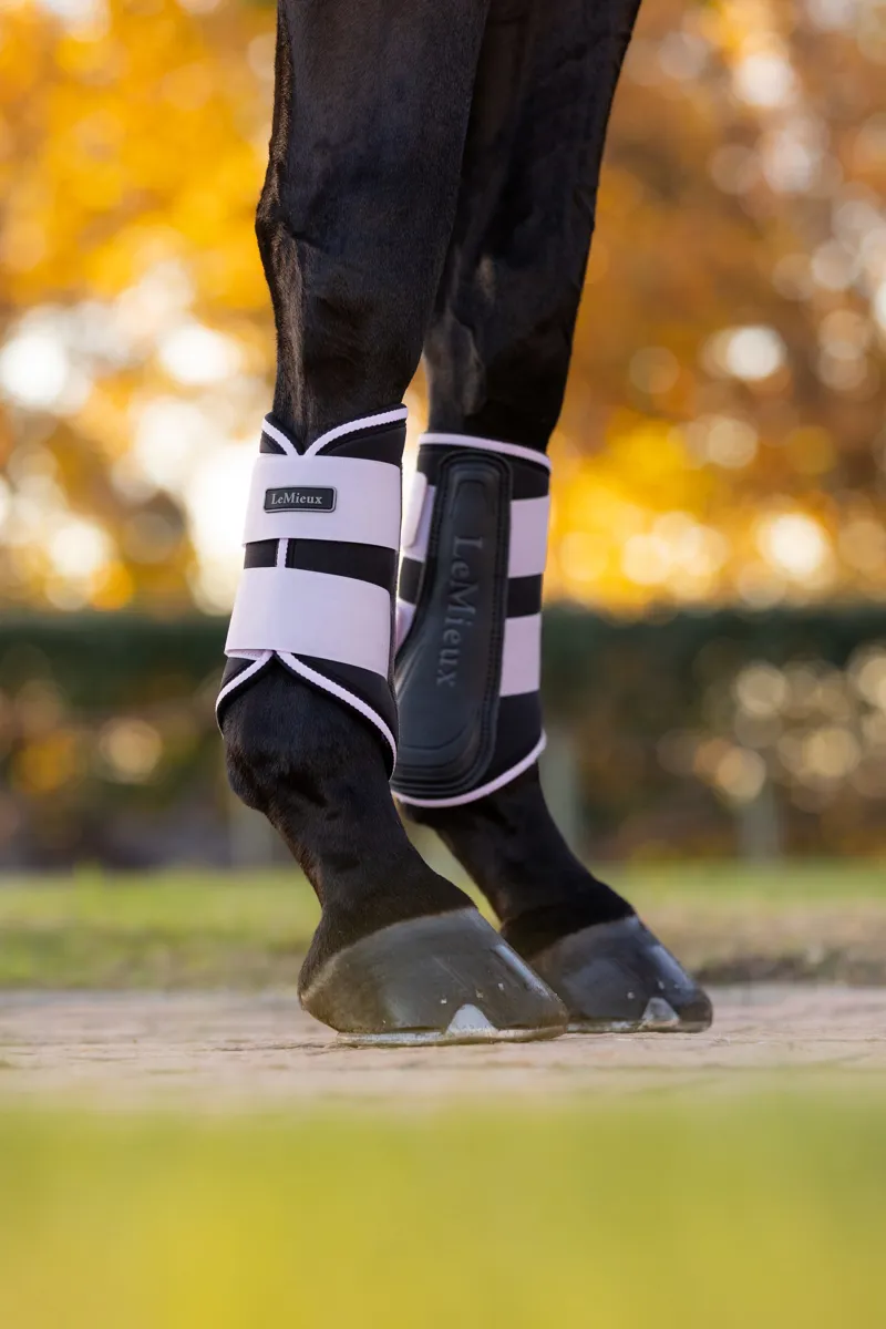 LeMieux Grafter Brushing Boots Lilac-4