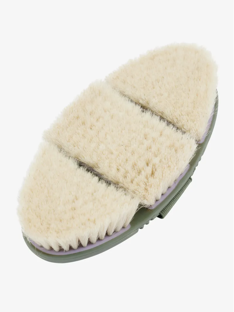 LeMieux Flexi Goat Hair Body Brush Lilac/Rosemary-1
