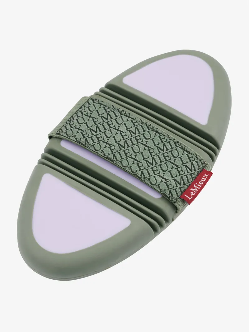 LeMieux Flexi Massage Brush Lilac/Rosemary