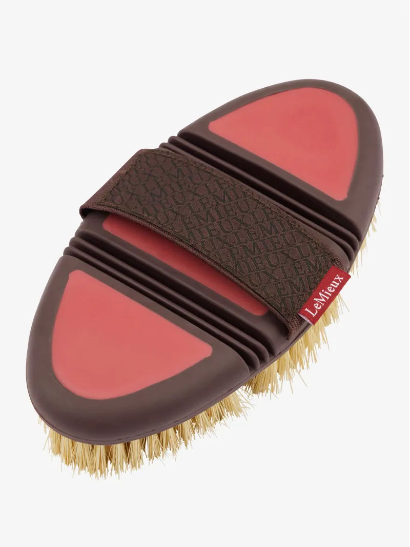 LeMieux Flexi Scrubbing Brush Cranberry/Damson