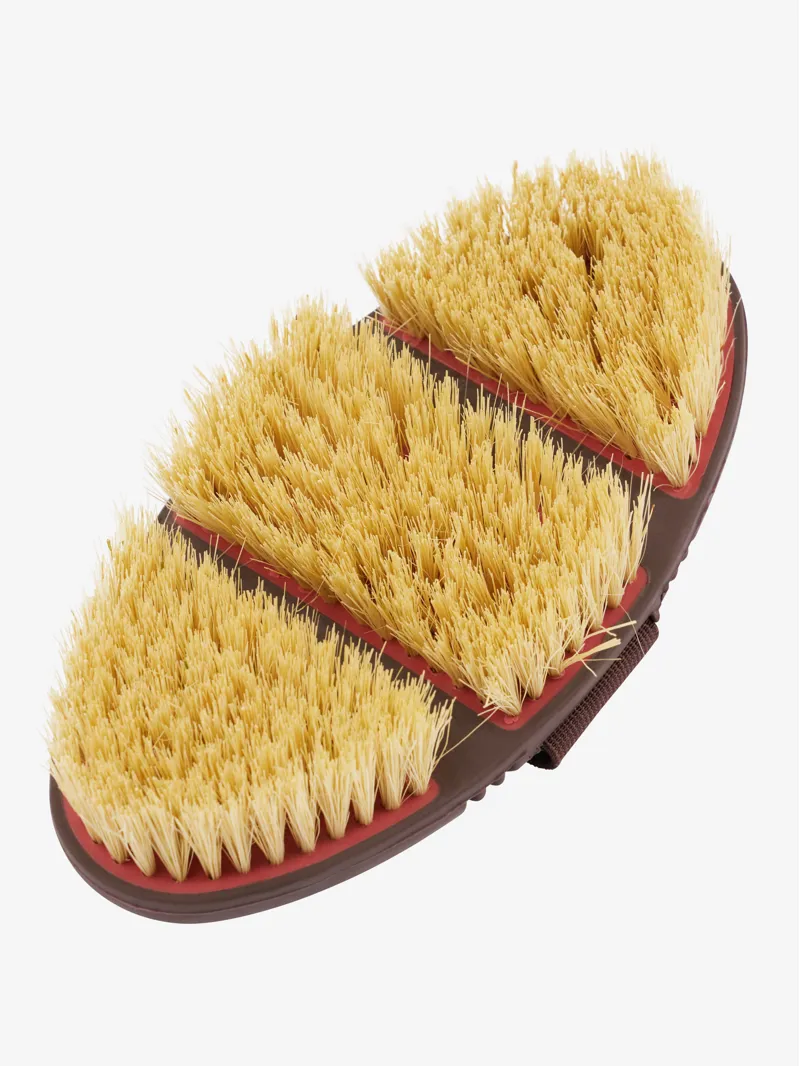 LeMieux Flexi Scrubbing Brush Cranberry/Damson-1