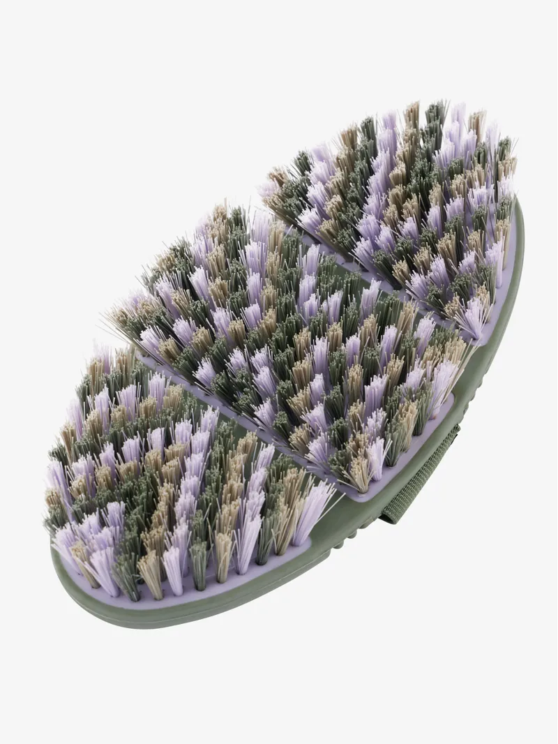 LeMieux Flexi Soft Body Brush Lilac/Rosemary-1