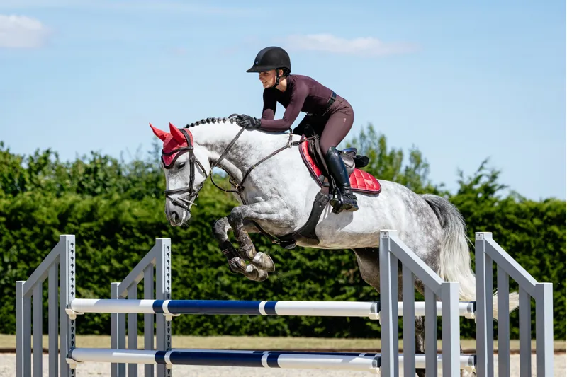 LeMieux Loire Classic Close Contact Square Cranberry-1