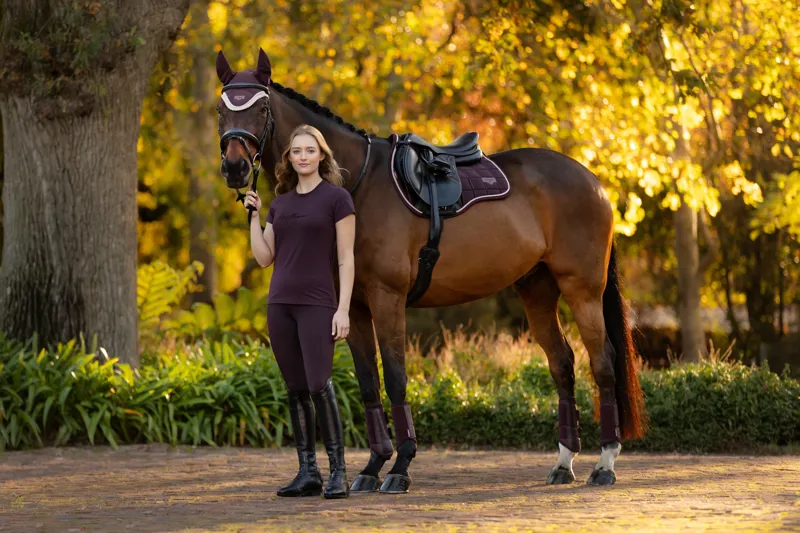 LeMieux Loire Classic GP Square Damson-4