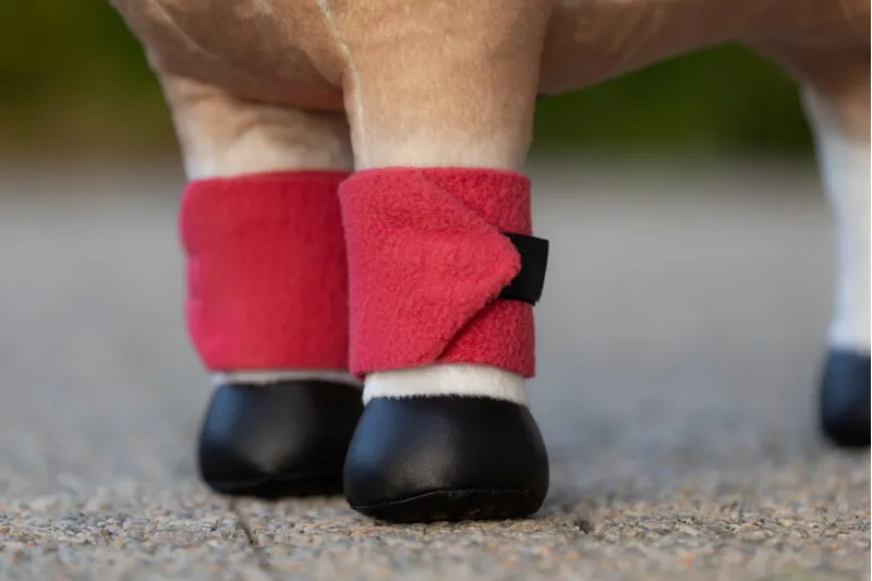 LeMieux Toy Pony Bandages Cranberry-1