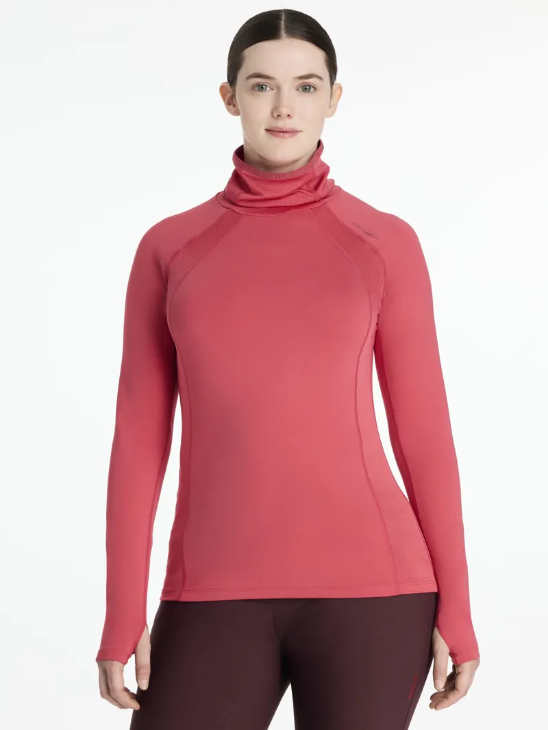 LeMieux Womens Sara Snood Base Layer Cranberry