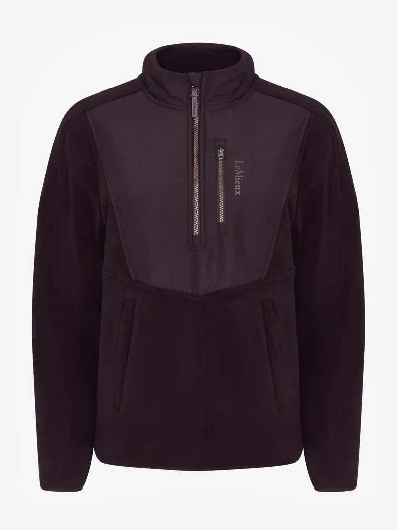 LeMieux Womens Clara Hybrid Fleece Damson-3