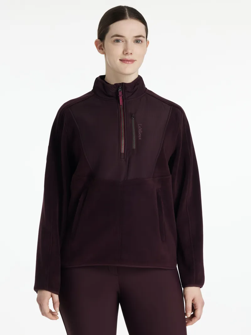 LeMieux Womens Clara Hybrid Fleece Damson