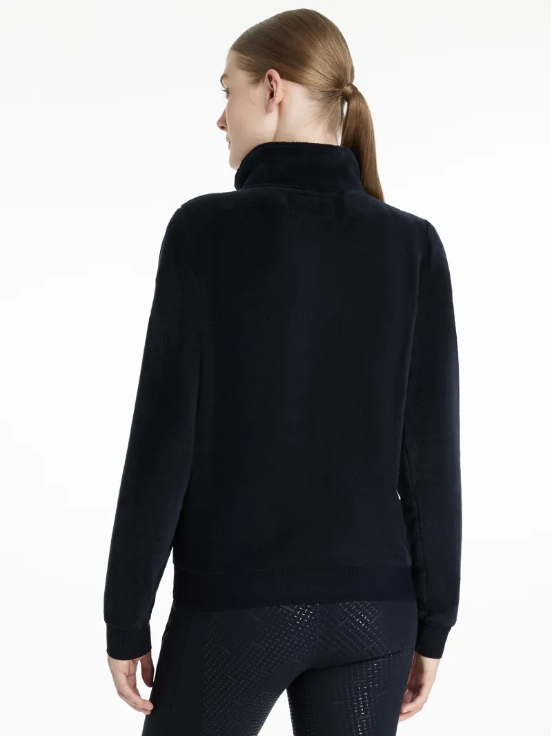 LeMieux Ladies Liberty Fleece Zip Through Navy-1