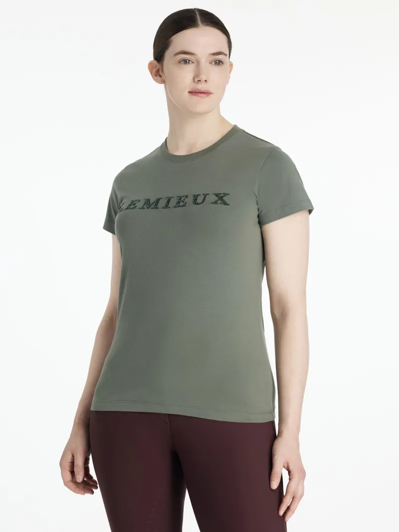 LeMieux Womens Classique Sparkle T-shirt Rosemary