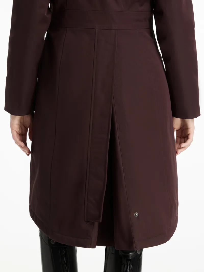 LeMieux Womens Anya Waterproof Riding Coat Damson-3