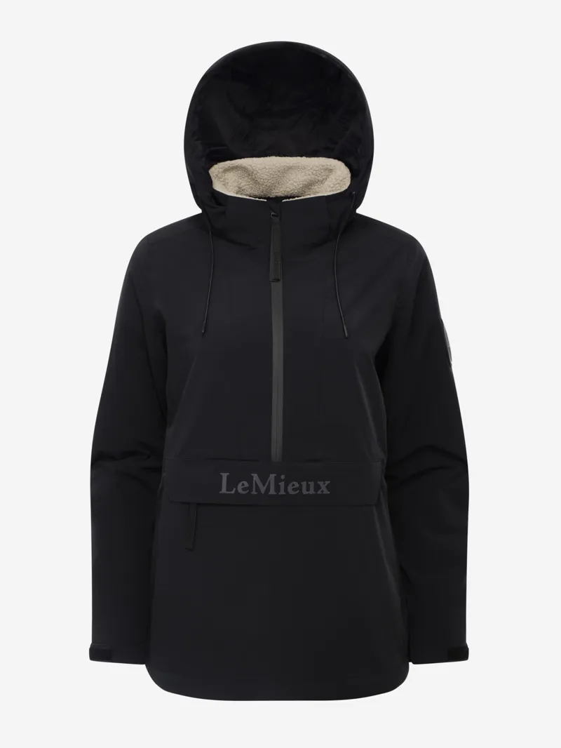 LeMieux Phoebe Half Zip Waterproof Anorak Black-4