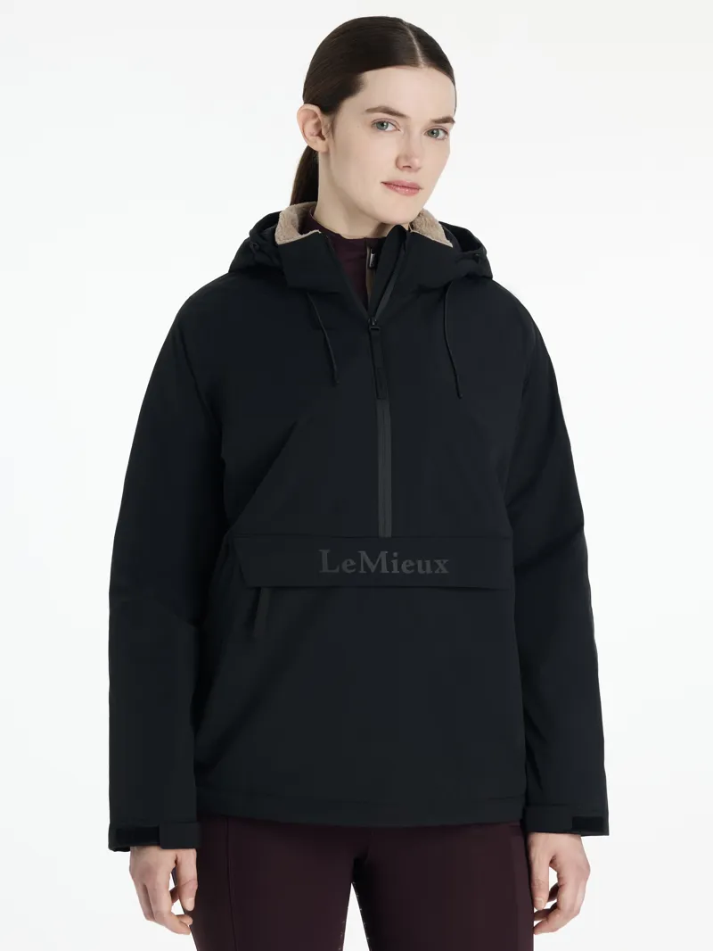 LeMieux Phoebe Half Zip Waterproof Anorak Black