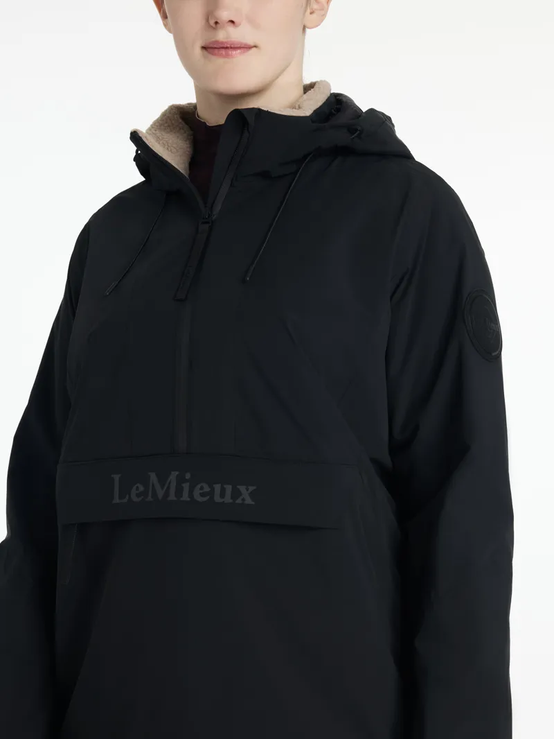 LeMieux Phoebe Half Zip Waterproof Anorak Black-2