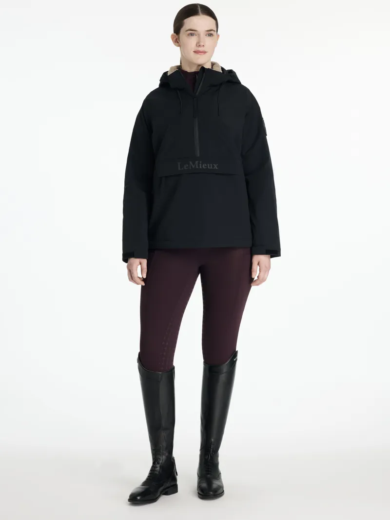 LeMieux Phoebe Half Zip Waterproof Anorak Black-3