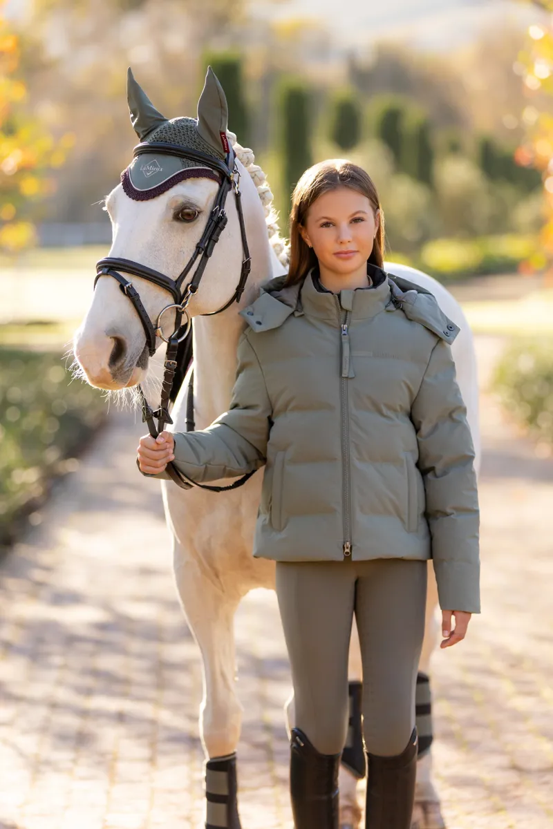 LeMieux Young Rider Daisy Waterproof Coat Rosemary-4