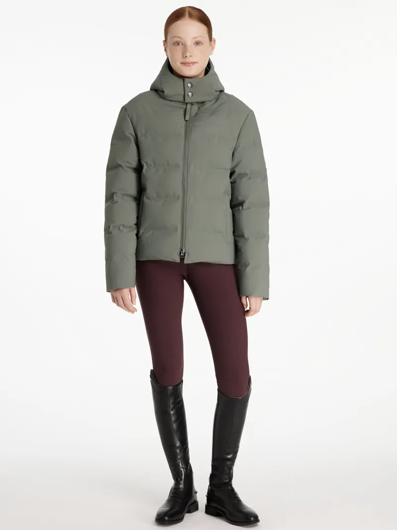 LeMieux Young Rider Daisy Waterproof Coat Rosemary-3