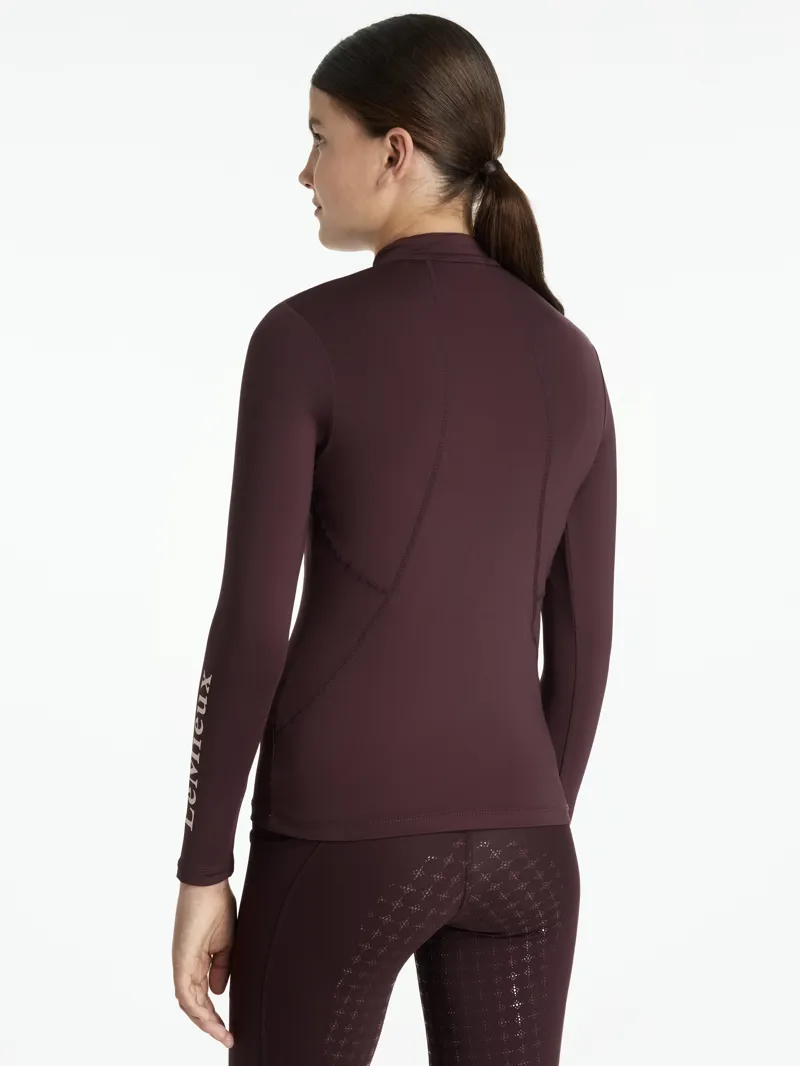  LeMieux Young Rider Classique Base Layer Damson-1