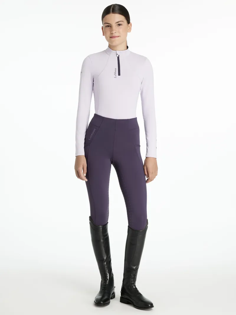 LeMieux Young Rider Classique Base Layer Lilac-3