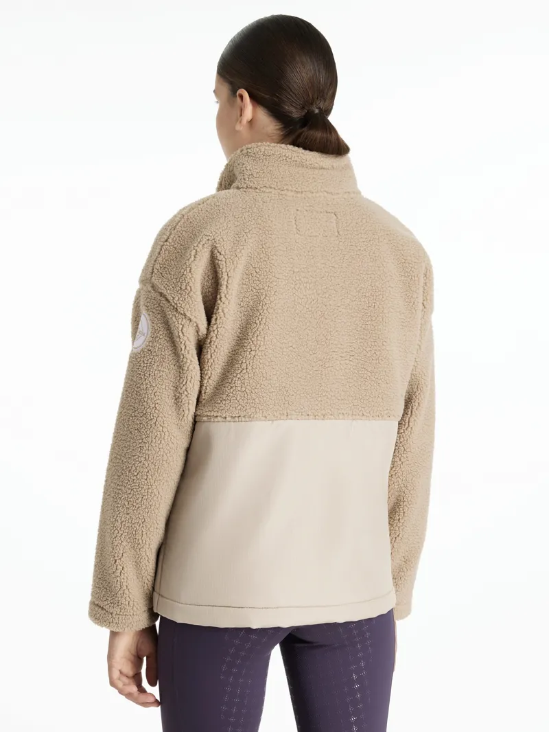 LeMieux Young Rider Tammy Teddy Fleece Almond-1