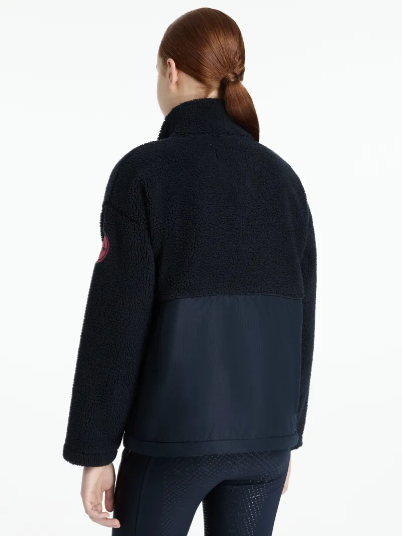 LeMieux Young Rider Tammy Teddy Fleece Navy-1