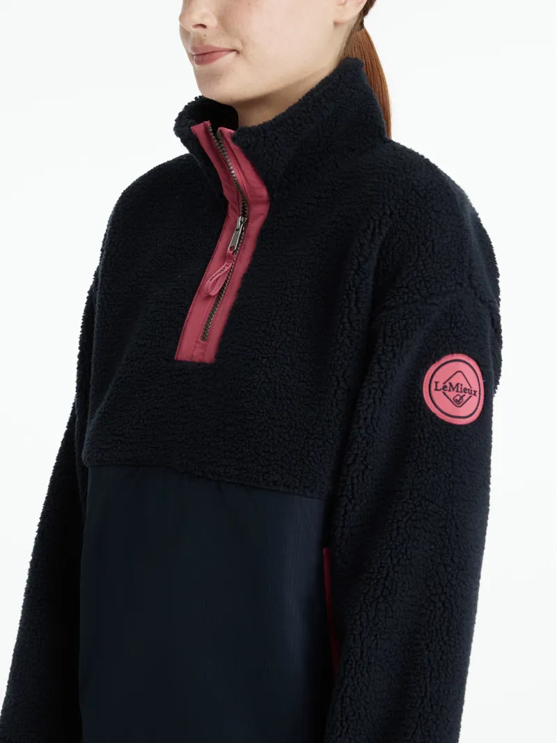 LeMieux Young Rider Tammy Teddy Fleece Navy-2