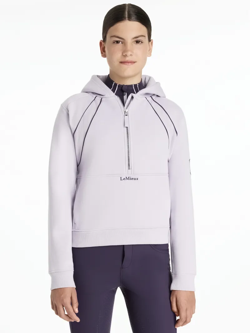 LeMieux Young Rider Hettie Half Zip Hoodie Lilac