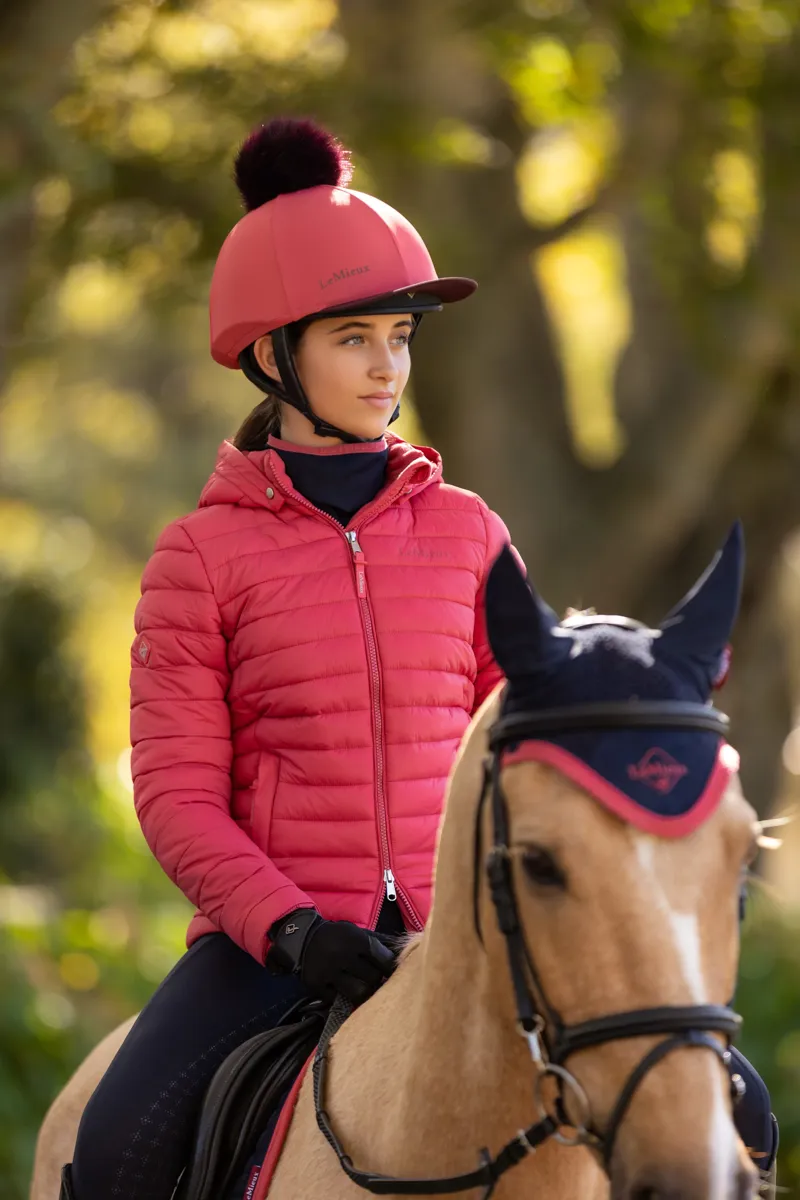 LeMieux Young Rider Ruby Puffer Jacket Cranberry-4