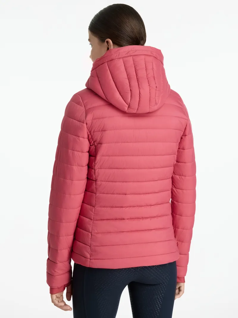 LeMieux Young Rider Ruby Puffer Jacket Cranberry-1