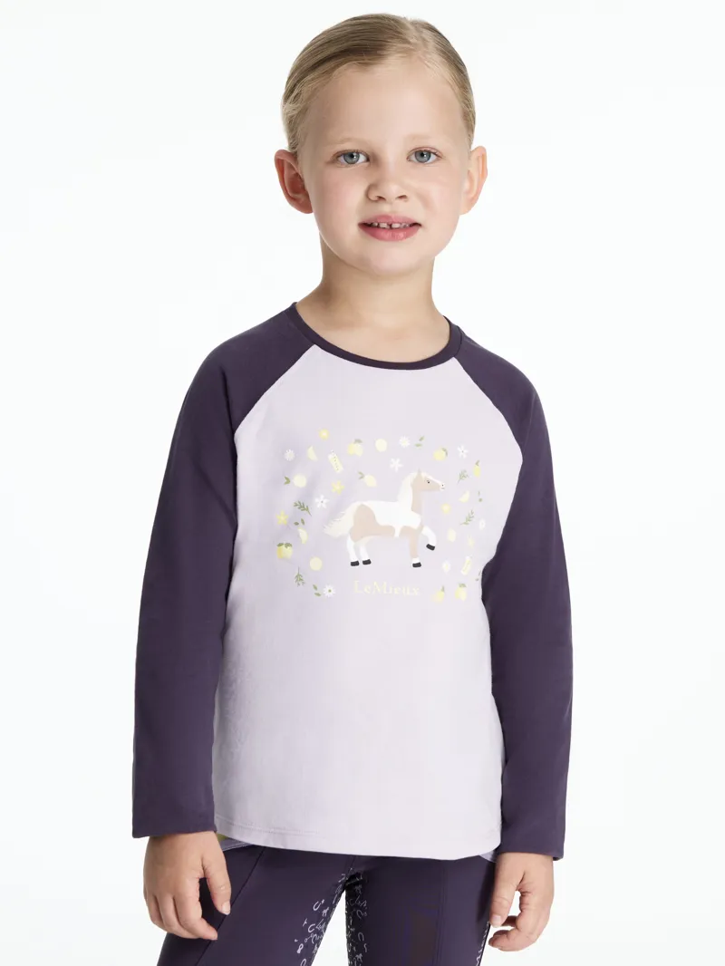 LeMieux Mini Jamie Lemon Long Sleeve Top Lilac