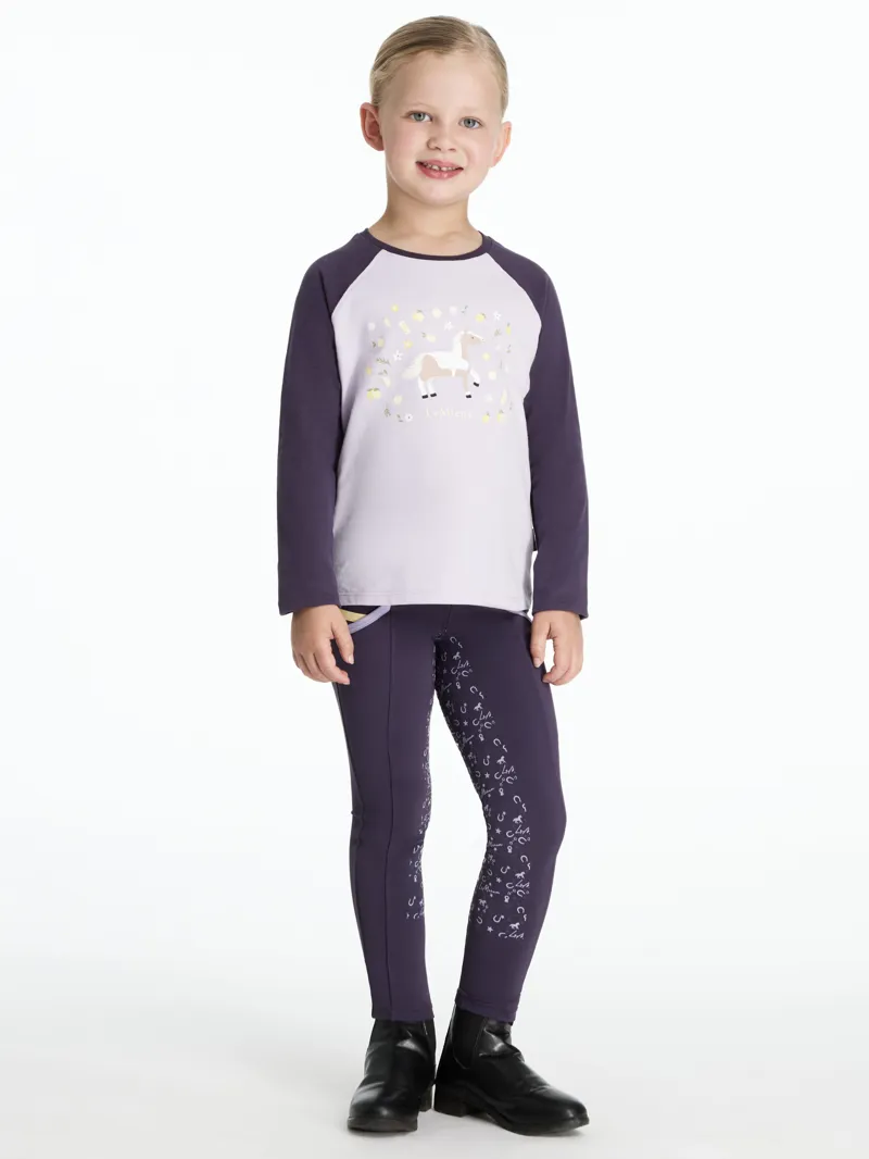 LeMieux Mini Jamie Lemon Long Sleeve Top Lilac-3