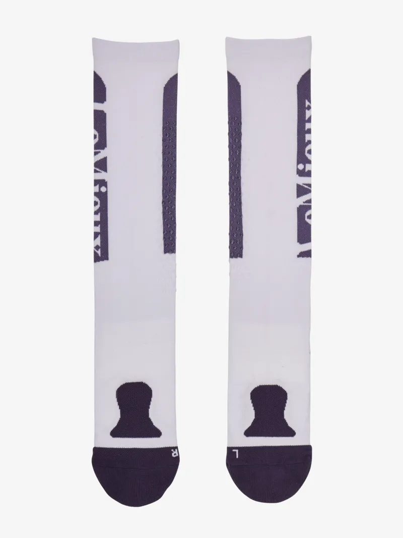 LeMieux Ladies Silicone Socks Lilac