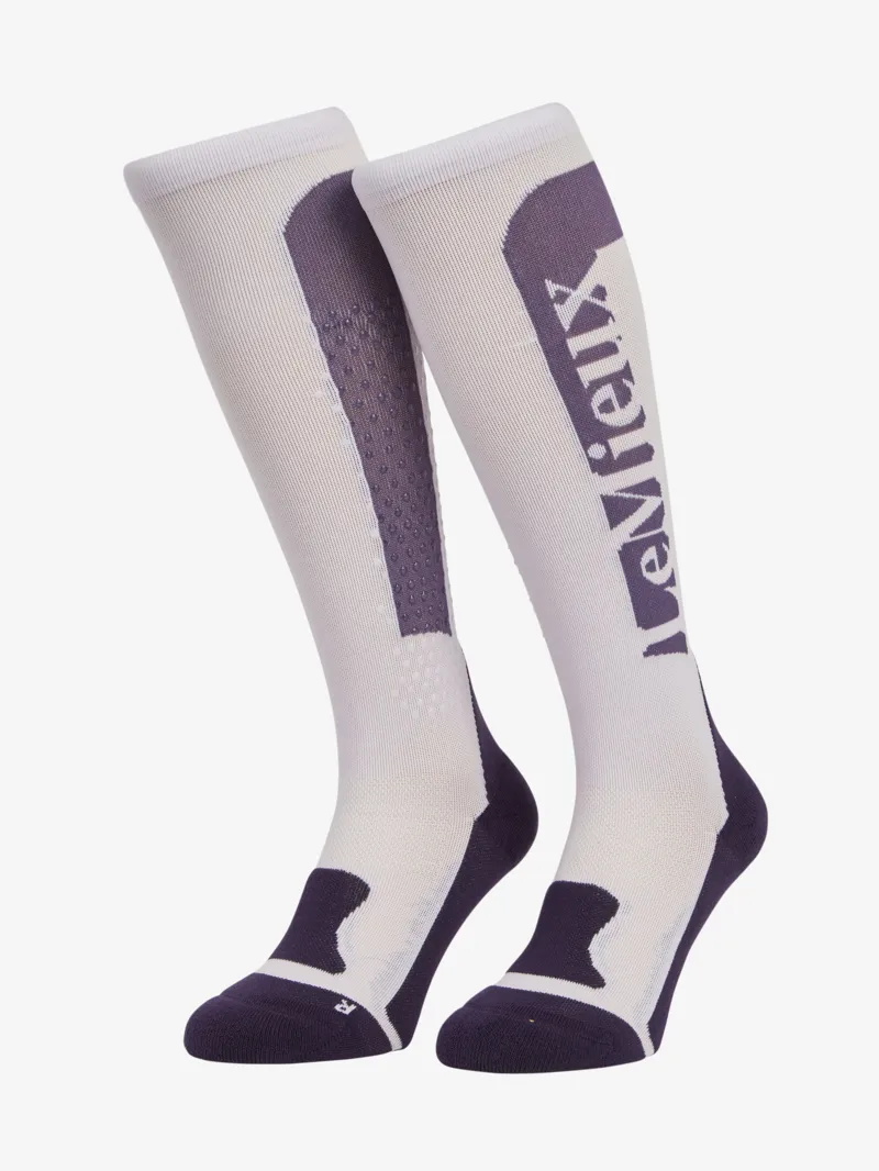 LeMieux Ladies Silicone Socks Lilac-1