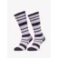 LeMieux Womens Sabrina Stripe Fluffies Socks Lilac